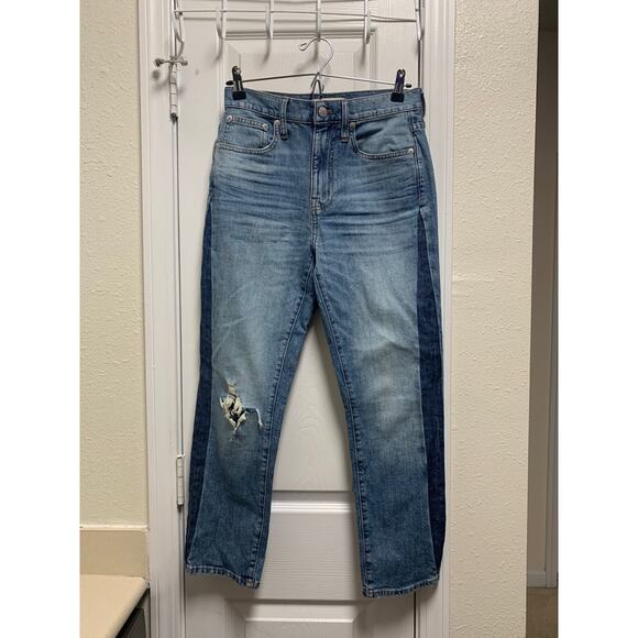 Madewell The High-Rise Slim Boyjean in Raebrook Wash: Eco Edition Size 24 - Picture 4 of 7